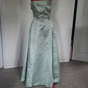 Light green gown